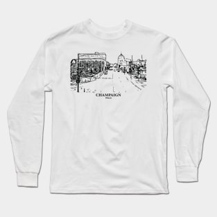Champaign - Illinois Long Sleeve T-Shirt